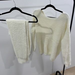 Fashion Nova fuzzy lounge set